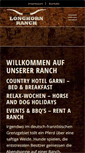 Mobile Screenshot of longhornranchpfalz.de