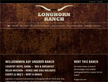 Tablet Screenshot of longhornranchpfalz.de